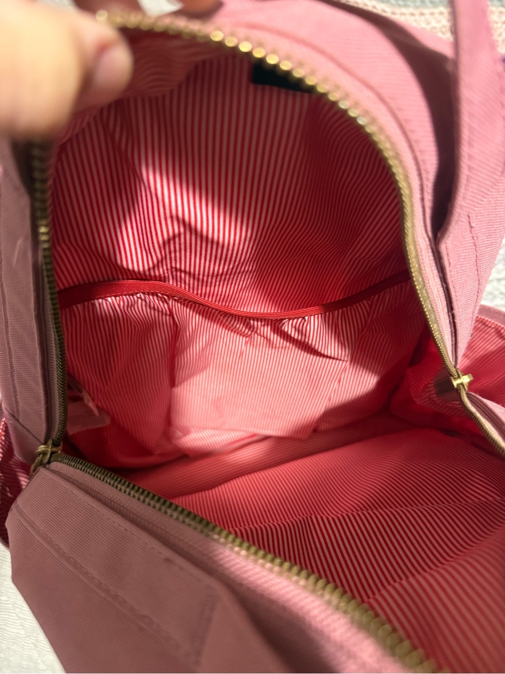 Herschel Supply Company Pink Heritage Backpack with Gold Zipper - Picture 2 of 5